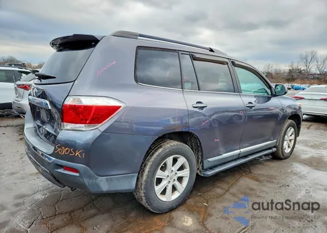 2012 Toyota Highlander Base из США, поврежденный, VIN 5TDBK3EHXCS143171
